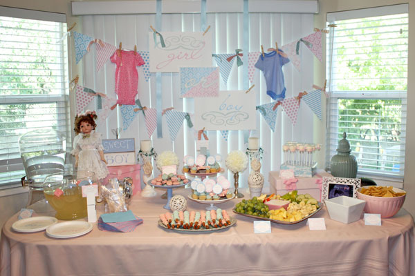 Gender Reveal Party Decor, Snickerplum's Party Blog