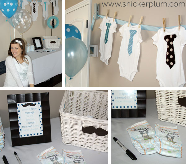 Little man baby shower hot sale ideas